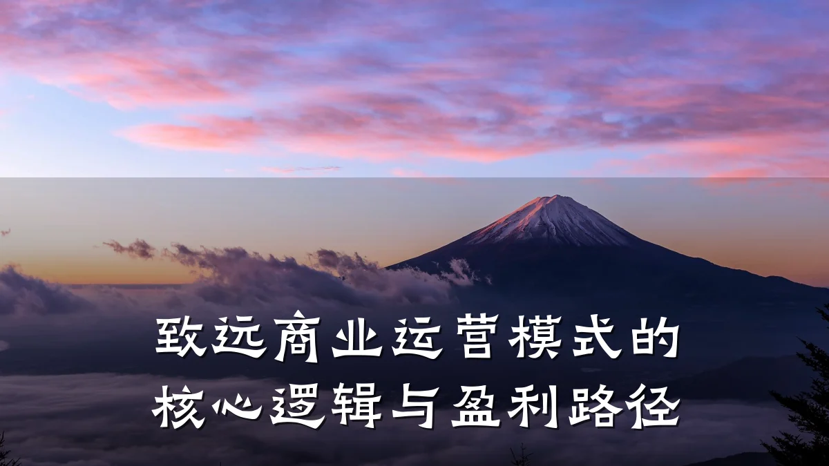 致远商业运营模式的核心逻辑与盈利路径