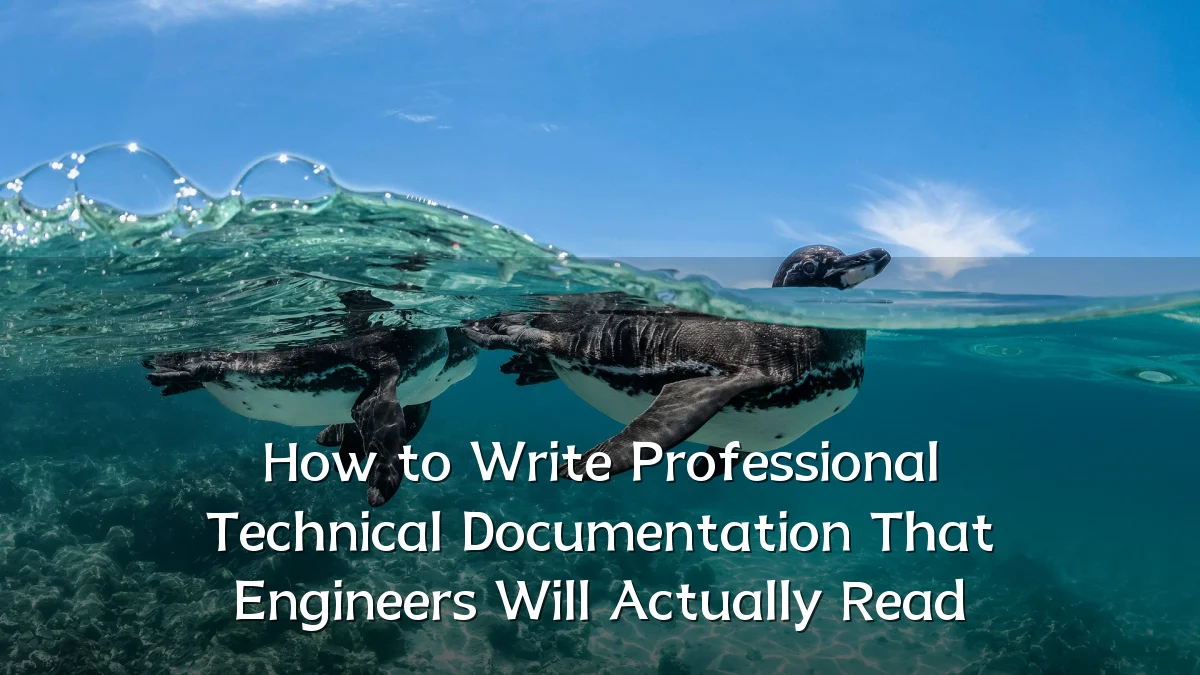 How to Write Professional Technical Documentation That Engineers Will Actually Read