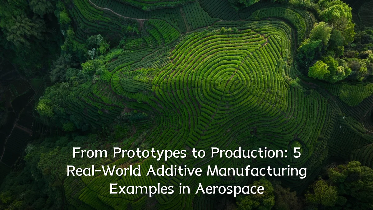 From Prototypes to Production: 5 Real-World Additive Manufacturing Examples in Aerospace
