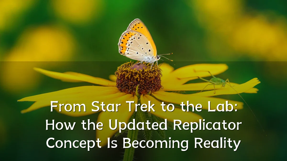 From Star Trek to the Lab: How the Updated Replicator Concept Is Becoming Reality