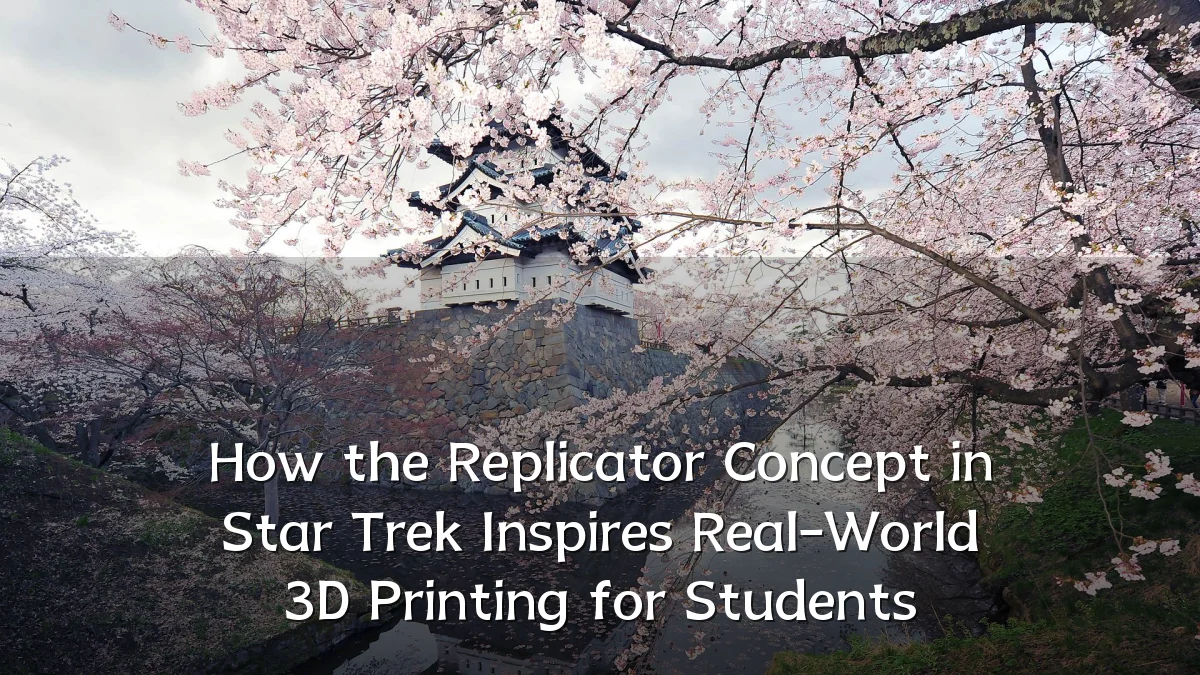 How the Replicator Concept in Star Trek Inspires Real-World 3D Printing for Students