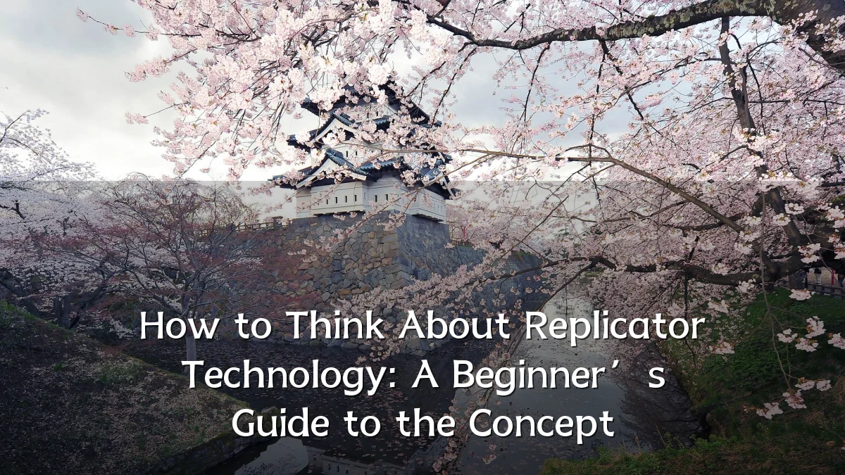 How to Think About Replicator Technology: A Beginner’s Guide to the Concept