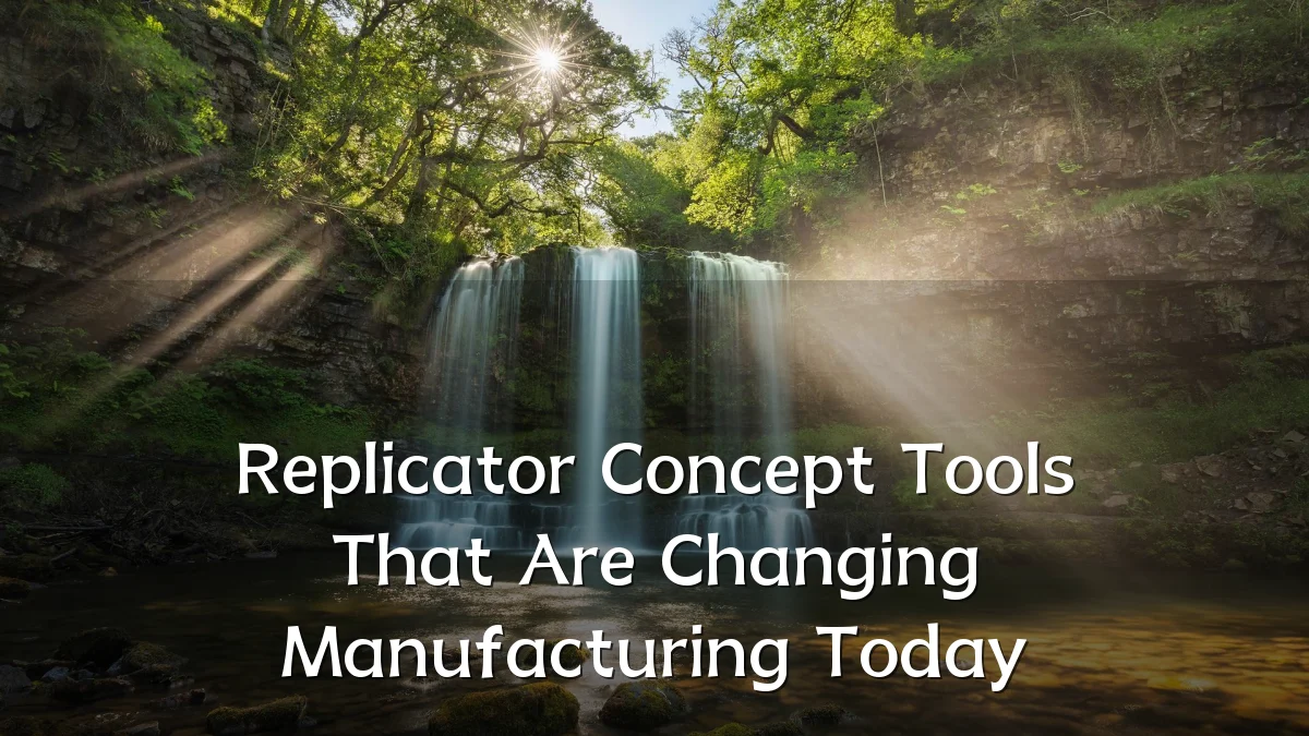 Replicator Concept Tools That Are Changing Manufacturing Today