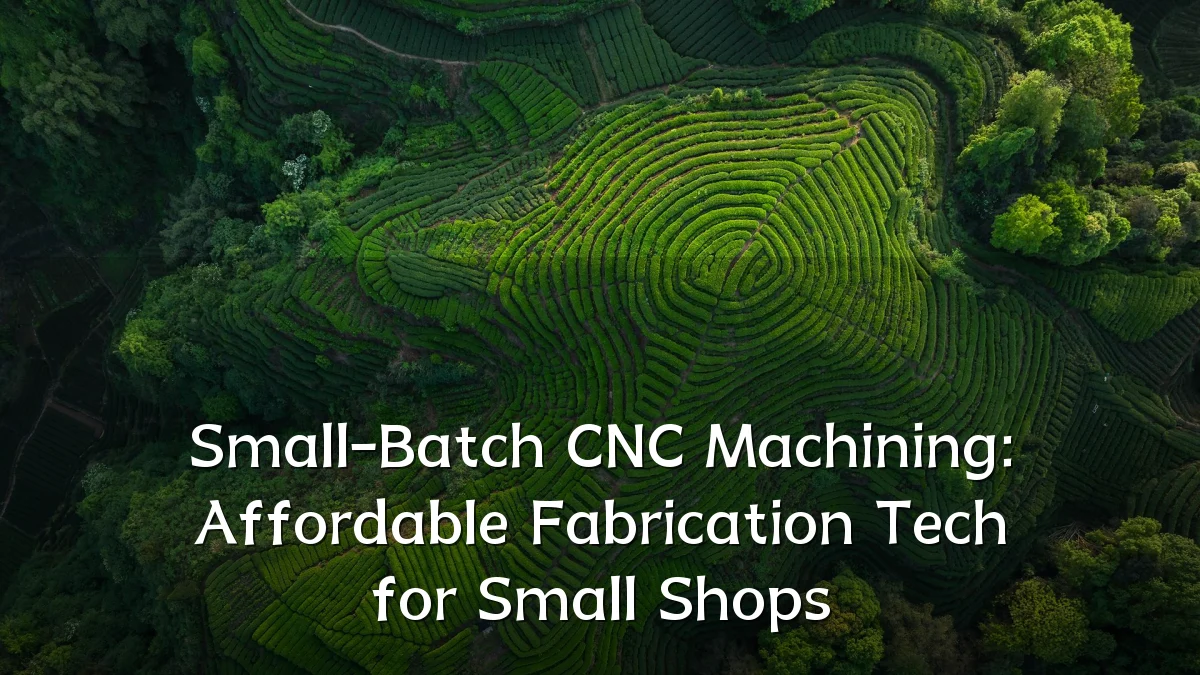 Small-Batch CNC Machining: Affordable Fabrication Tech for Small Shops