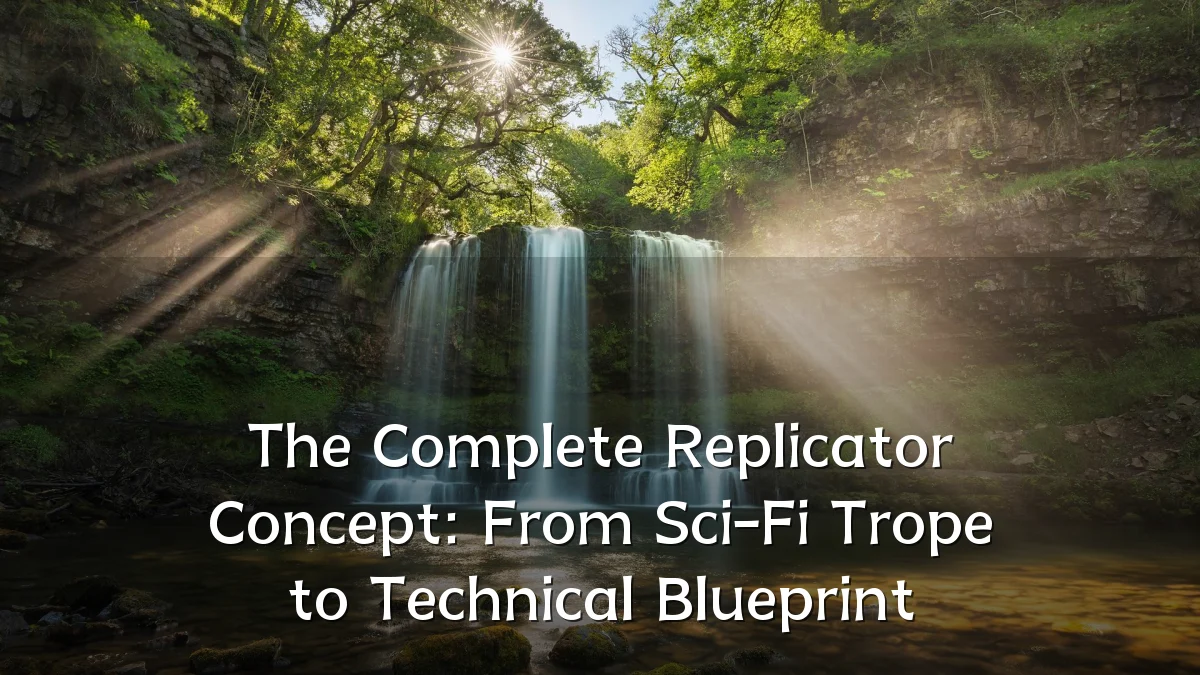 The Complete Replicator Concept: From Sci-Fi Trope to Technical Blueprint
