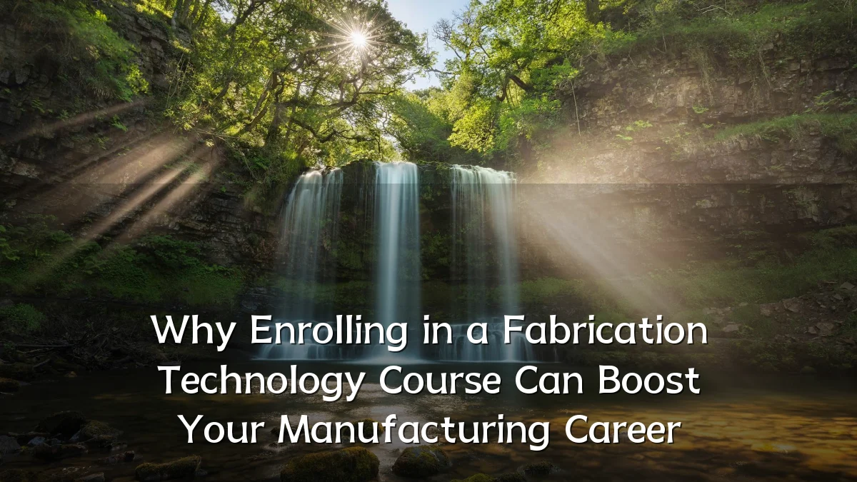 Why Enrolling in a Fabrication Technology Course Can Boost Your Manufacturing Career