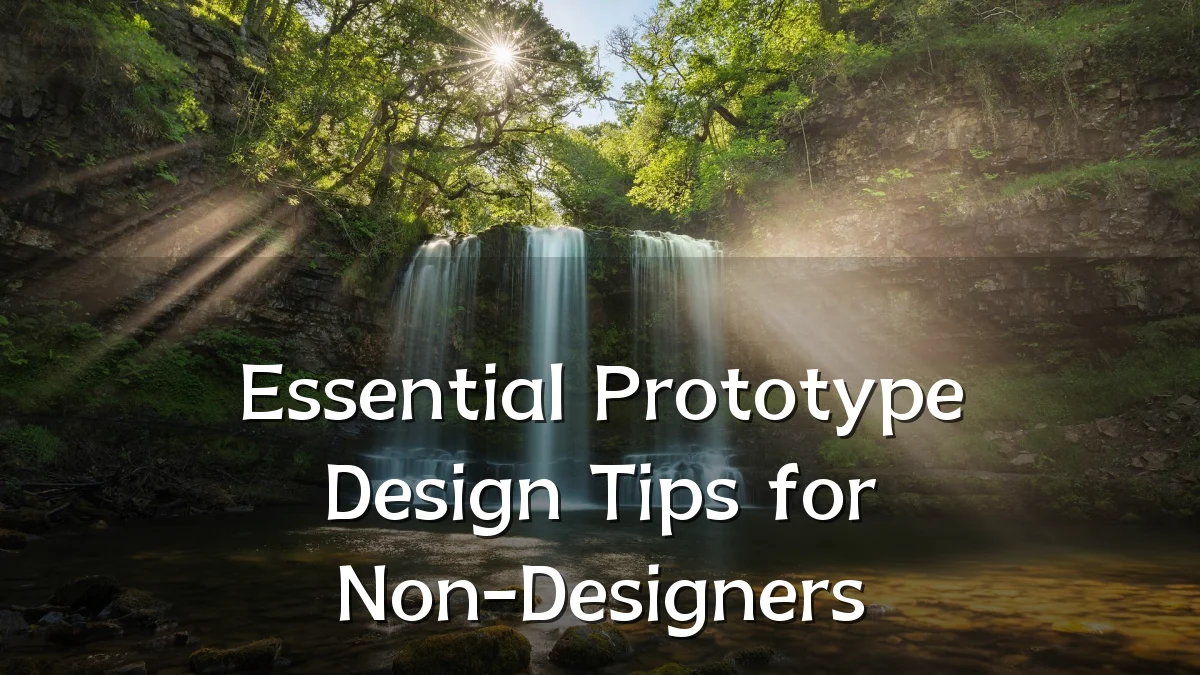 Essential Prototype Design Tips for Non-Designers