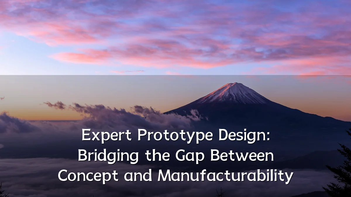 Expert Prototype Design: Bridging the Gap Between Concept and Manufacturability