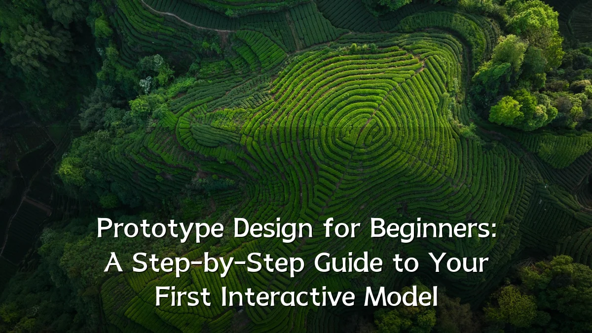 Prototype Design for Beginners: A Step-by-Step Guide to Your First Interactive Model